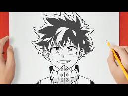 Como Dibujar a Deku Facil - YouTube