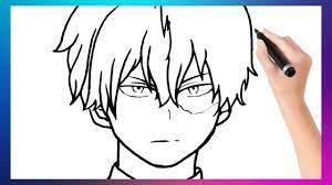 🔥Como dibujar a PASO A PASO A Shoto Todoroki | boku no hero academia Dibujo  🔥 - YouTube